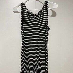 Olivia Rae Olive Striped dress